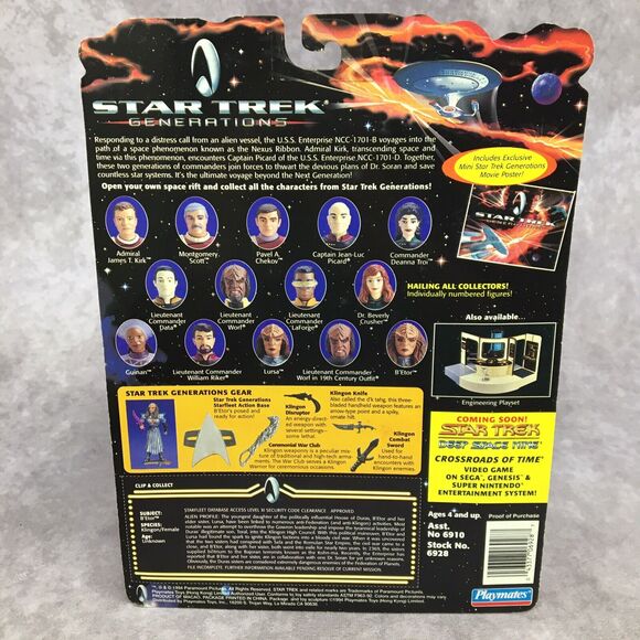 STAR TREK Generations B-Etor Playmates Figure - Picture 11 of 12